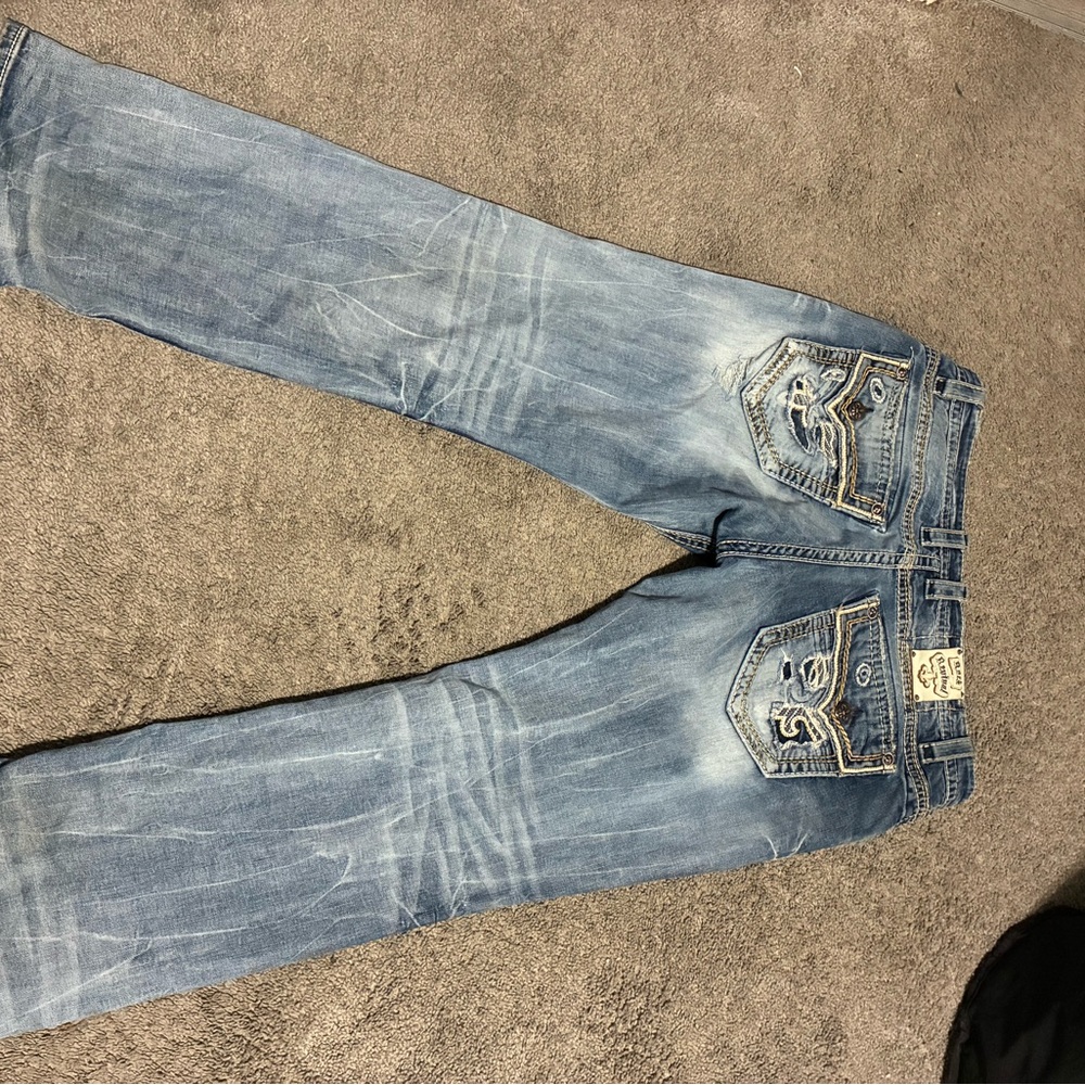 Rock Revival Light Blue Bootcut Jeans